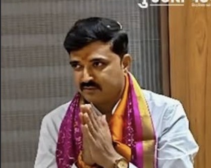 Hardikbhai Tamaliya greeting with folded hands